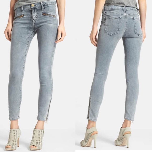 Current/Elliott Denim - Current/Elliott soho zip stiletto grey skinny jean